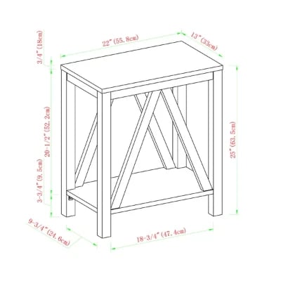 Picture of Stegen - Natural wood side table
