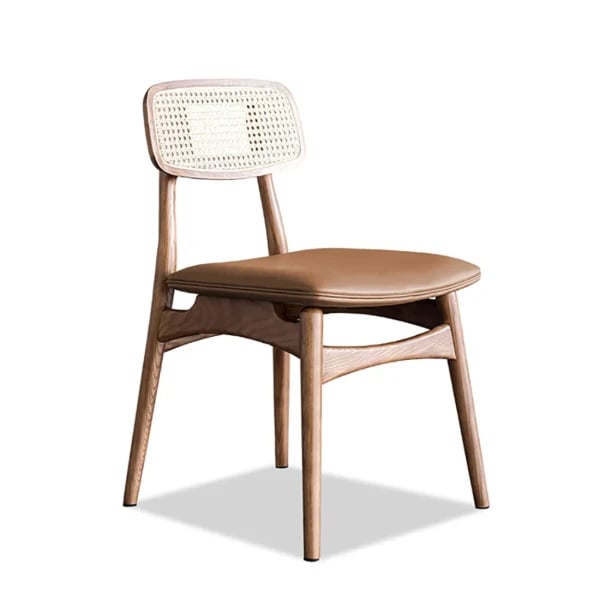 صورة كرسي نيفو الاسكندنافي بظهر من الخيزران