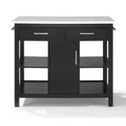 Flury Small Kitchen Island with storage