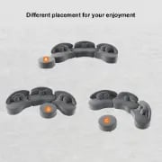 Picture of Rotana Curved Floor Sectional Sofa – Artistic 3-Piece Design