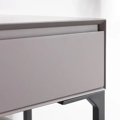 Graffie Dressing Table Set – Natural Wood with Mirror & Stool