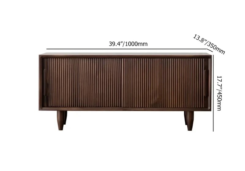 Ravello - Fluted Natural Wood Sideboard