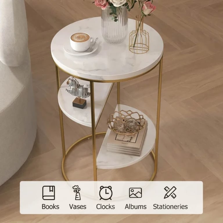 Picture of Roche Metal Side table - 3 Shelves