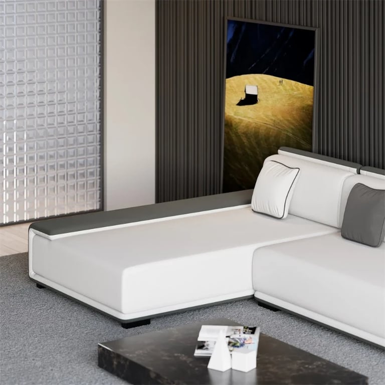 صورة لونڤيا – كنبة زاوية قابلة للتحويل إلى سرير بتصميم مرن