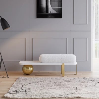 صورة أورين – مقعد عصرى أنيق – خشب طبيعي و أرجل من المعدن