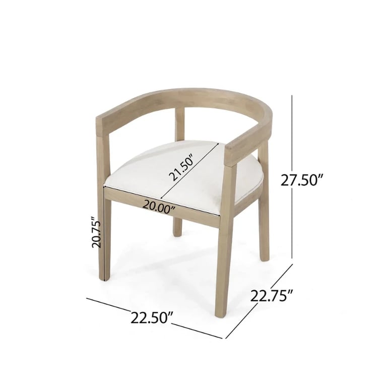 Orin Dining Set – Modern Design | Natural Wood