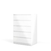 Picture of Lineify Black 5 drawers chest