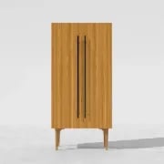Picture of Levie Natural wood Wardrobe with 2 doors