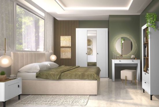 Picture of Haven Natural Wood Bedroom Set – 6-Piece