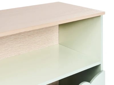 LuneBox Kids Natural wood Cabinet.