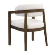 Noraya Dining Set – Natural Wood with Upholstered Chairs