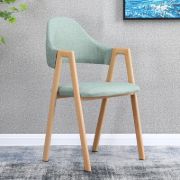 Picture of Zada Modern wood dining chair and fabric