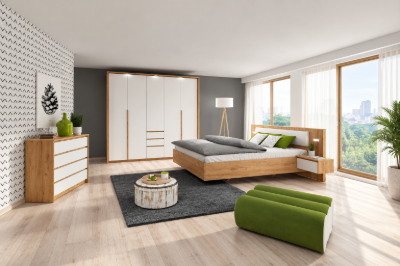 Picture of Helia Natural Wood Bedroom Set
