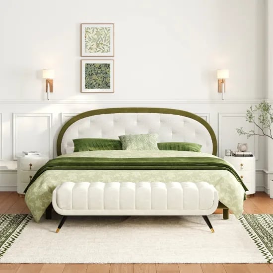 Picture of Verdant Elegance Bed – A Luxurious Fusion of Comfort and Style
