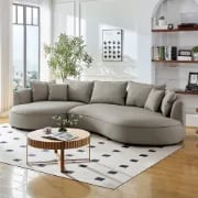 Picture of Mercato L-Shaped Sectional – Natural Wood