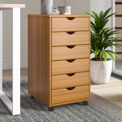 6 Drawer Rolling Storage Chest