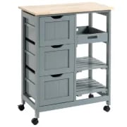 Kulinos Small Kitchen Island with Wheels