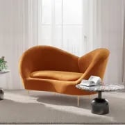 Picture of Royal Velvet Curved Sofa 2-Seater