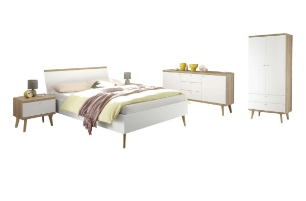 Picture of Norda Bedroom Set 4 Piece - Natural Wood
