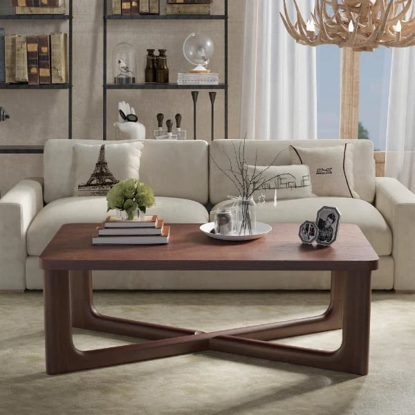 Picture of Lunvi Natural Wood Coffee Table – Scandinavian Inspired Design