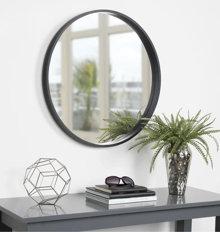 Picture of Round Wall Mirror in black