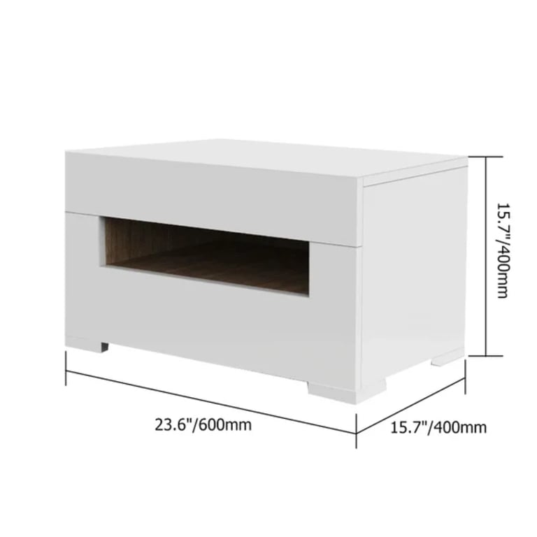 Picture of Legeto modern nightstand - one drawer
