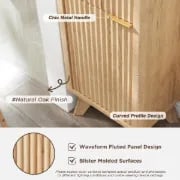 Picture of Mora Natural wood Bathroom cabinet