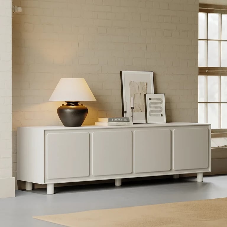 Picture of Novia Natural Wood TV Stand – Modern Design