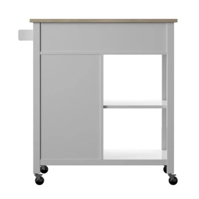 Plippi Wood Rolling Kitchen Cart