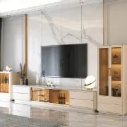 صورة طاولة تلفاز نورديك