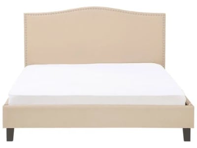 Marvello Upholstered Bed – Padded Headboard with Decorative Studs