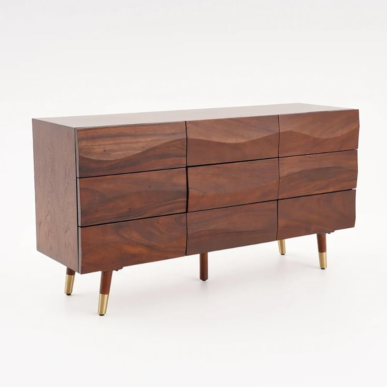 Picture of Vanilla Dresser – Timeless Storage in Natural Wood