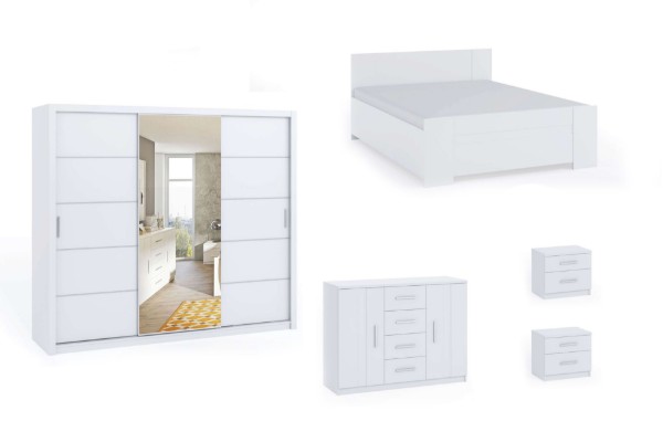 Picture of Aura Modern Bedroom Set – Natural wood