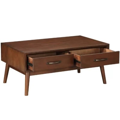 Glastonbury 4 Legs Coffee Table with Storage