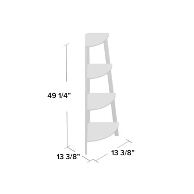 Drumm – Modern Natural Wood Corner Shelf