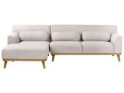 Picture of Milano L-Shaped Sectional – Natural Wood