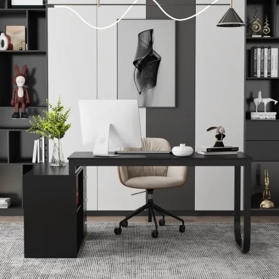 Éclipse Desk  - Natural wood.