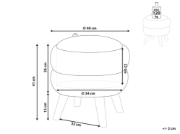 Picture of Ottoman Cocoon - Natural wood