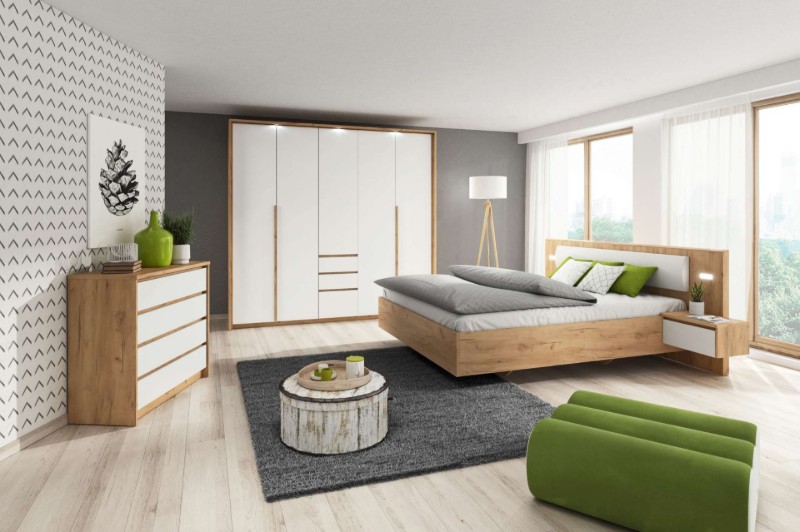 Picture of Helia Natural Wood Bedroom Set