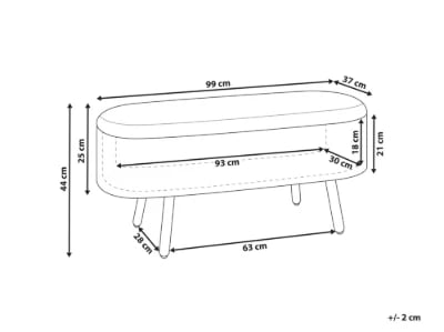 Picture of Ottoman Royal - Natural wood