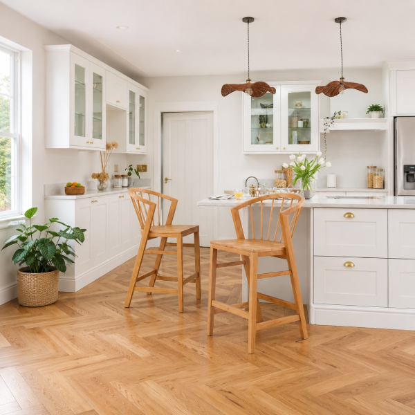 Picture of Norrland Natural Wood Counter Chair