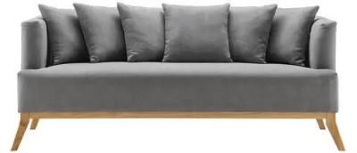 Picture of Sofa "Lenora" – Natural Wood
