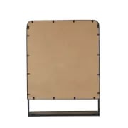 Better Homes & Gardens Industrial Metal Vanity Wall Mirror with Foldable Wood