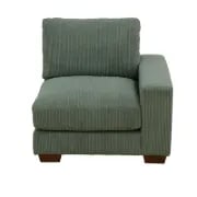 Picture of Veloro U-Shaped Sectional Sofa –  Natural Wood Base