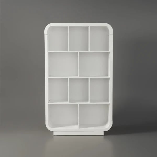 Picture of Picanto Bookcase with 4 Shelves - Natural Wood