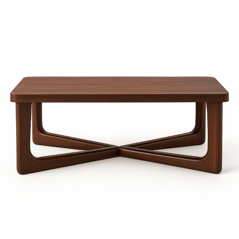 Picture of Lunvi Natural Wood Coffee Table – Scandinavian Inspired Design