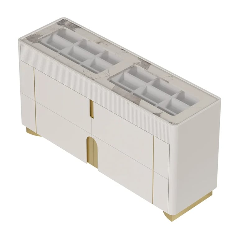 صورة خزانة جليمر غراندي – خزانة متعددة الاستخدامات من الخشب الطبيعي