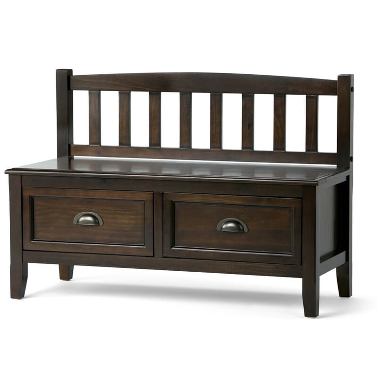 Madlin Wood Drawer Storage Bench