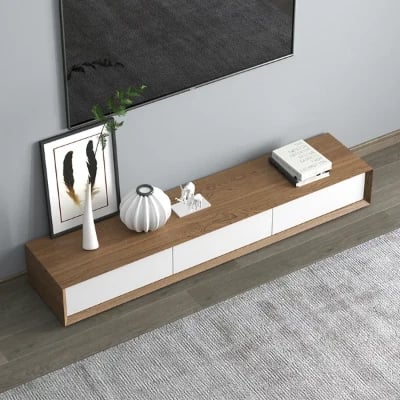 tv unite brown and white