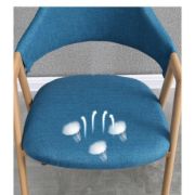 Picture of Zada Modern wood dining chair and fabric